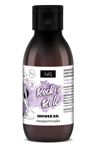 LAQ Mini FORGET-ME-NOT: gel de duș ROCK & ROLL 100ml