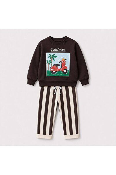 YİGİT BUTİK Two Piece Sets - Multicolor - Long