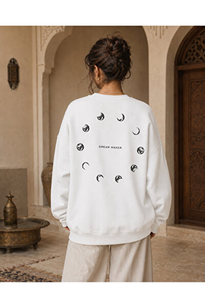 ZAVIXO Sweatshirts - White - Oversize