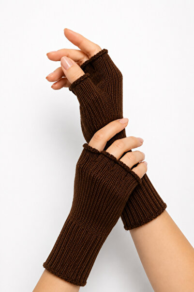 Mevo Gloves - Brown - Plain