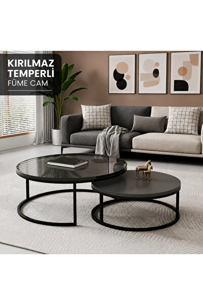 BUEM MOBİLYA MONZA İKİLİ ORTA SEHPA