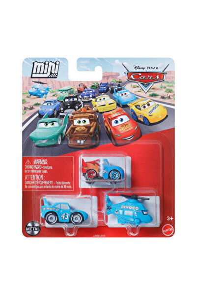 CARS Mini Karakter Arabalar Üçlü Paket JJW60