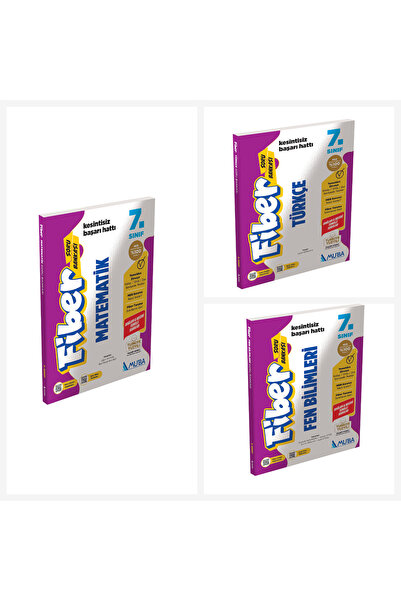 Muba Yayınları Muba 7.Sınıf Türkçe+Matematik+Fen Fiber Soru Bankası