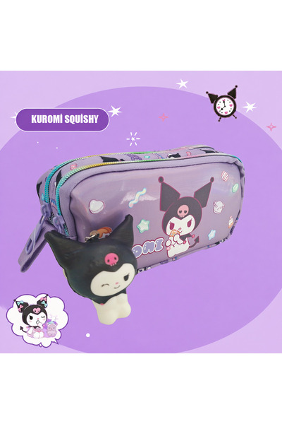 Hobidehobi Kuromi Squishy 3630 Pencil Case-New