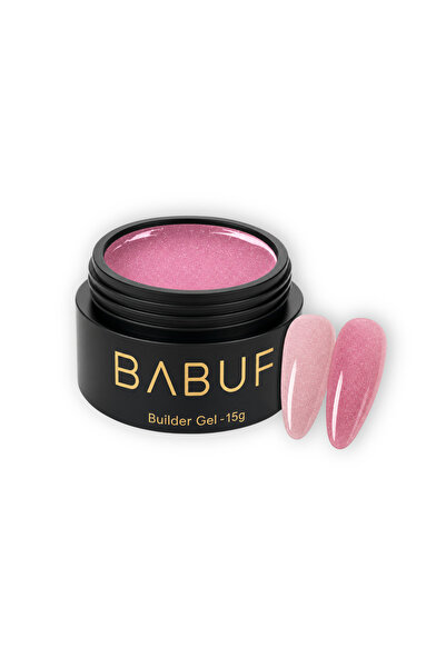 BABUF Gel de construcție reflectiv autonivelant Rose Shimmer, 15g