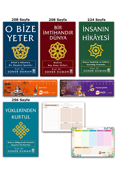 Timaş Yayınları Soner Duman Kitaplığı - O Bize Yeter - Bir İmtihandır Dünya -...