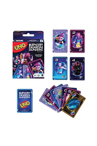 mattel UNO K-Pop Demon Hunters Kart Oyunu JRV01