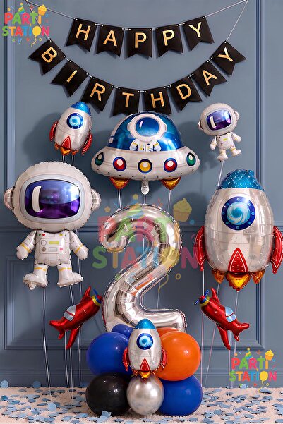 Parti Station Balloon - Multicolor - Balloon Kits