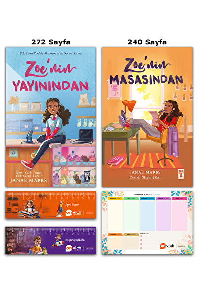 Genç Timaş Zoe nin Masasından - Zoe nin Yayınından Set - Janae Marks Kitaplığı