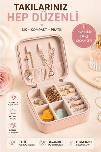 Kitchen Beauty Mücevher Takı Çantası Kolye , Yüzük , Küpe Organizeri Seyehat Takı Çantası Takı Düzenleyici Organizer