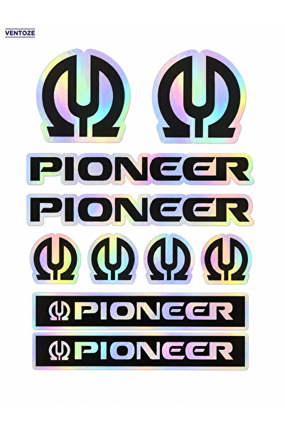 Ventoze Hologram Decorative Sticker Set 10 Pieces |   Vehicle Automobile Moto...