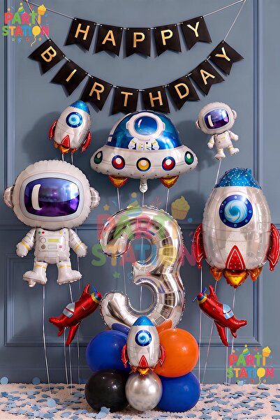 Parti Station Balloon - Multicolor - Balloon Kits