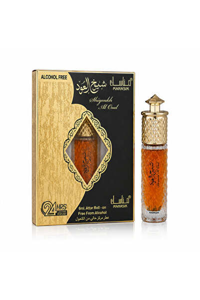 MANASIK Parfum concentrat unisex Shiyukh Al Oud Attar Roll-On fără alcool, 6 ...