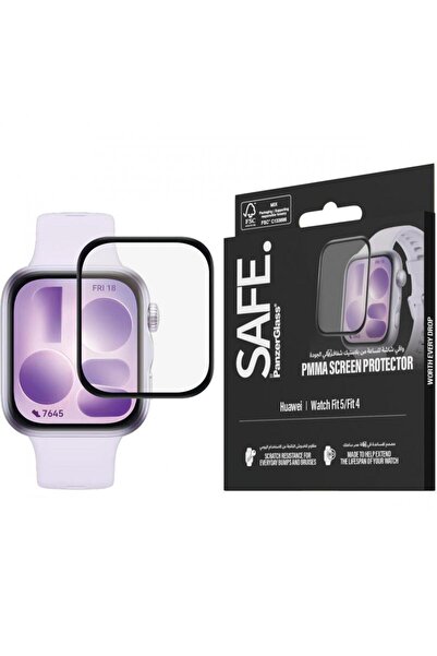 Generic واقي شاشة PanzerGlass SAFE للساعات الذكية، متوافق مع HUAWEI WATCH FIT...