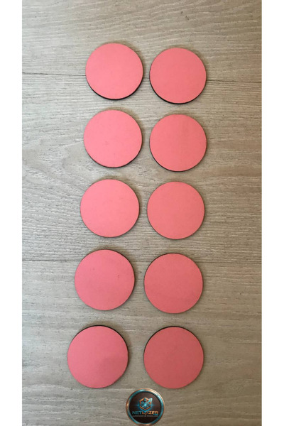 netlazerr Pink Color 6 cm Diameter 10 Pieces Round 3 mm