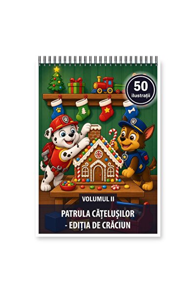 Legendary Gifts Carte de colorat, 50 de ilustrații Patrula Catelusilor - Edit...