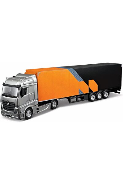 BBURAGO - Mercedes Semi Truck with McLaren MCL38 (2024) #4 Norris, 1:43 Scale...