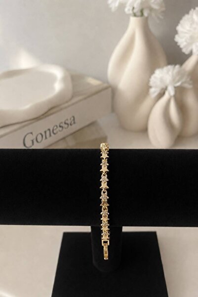 GONESSA Shiny and Matte Star Model Xuping Bracelet