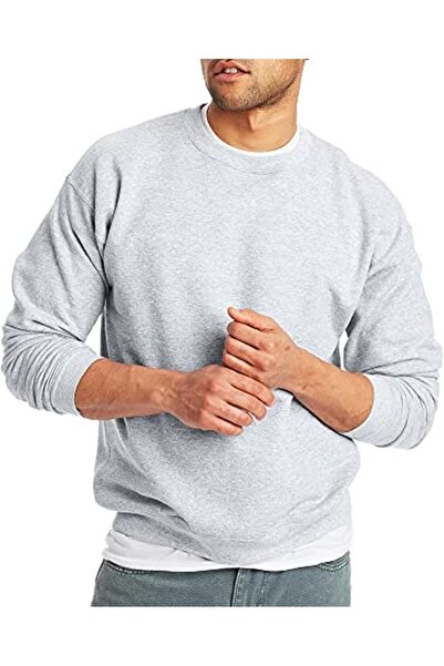 HANES سويت شيرت بقلنسوة للرجال من الصوف ايكو سمارت، من هانز، ياقة ضيقة