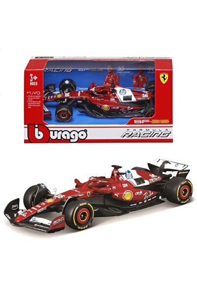 BBURAGO - Ferrari SF-25 F1 2025#16 Leclerc, 1:43 Scale Diecast Car, Detailed ...