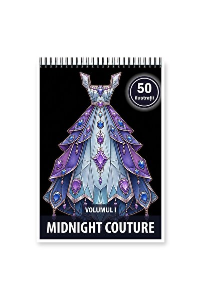 Legendary Gifts Βιβλίο ζωγραφικής, 50 εικονογραφήσεις Midnight Couture - Τόμο...