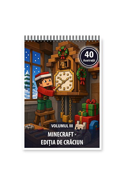 Legendary Gifts Βιβλίο ζωγραφικής, 40 εικονογραφήσεις Minecraft - Χριστουγενν...