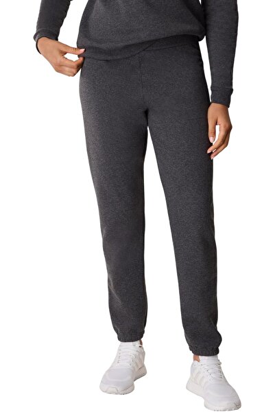 HANES سروال رياضي ايكو سمارت باساور عريضة وخصر مشدود للنساء من هانز