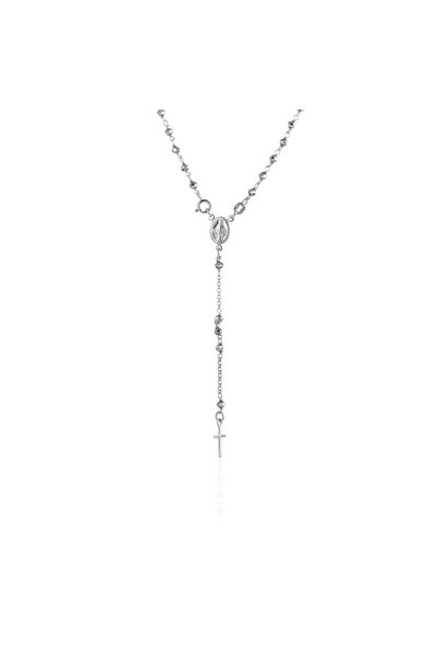 Sonis Lant tip" rozariu " din argint 925 fatetat , Silver