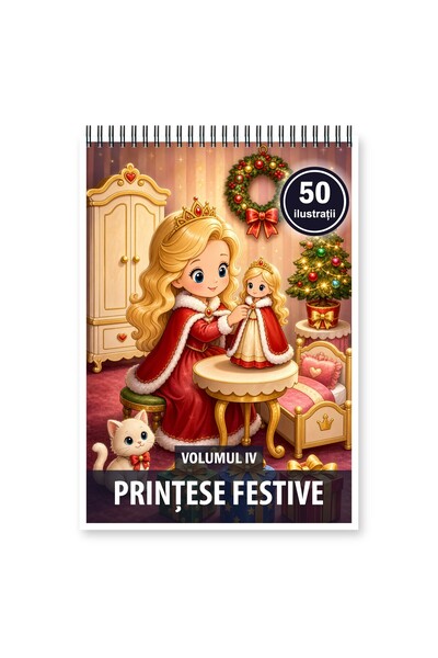Legendary Gifts Βιβλίο ζωγραφικής, 50 εικονογραφήσεις Εορταστικές Πριγκίπισσε...