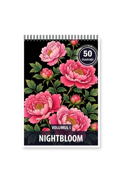 Legendary Gifts Coloring book, 50 illustrations Nightbloom - Volume I, Format...