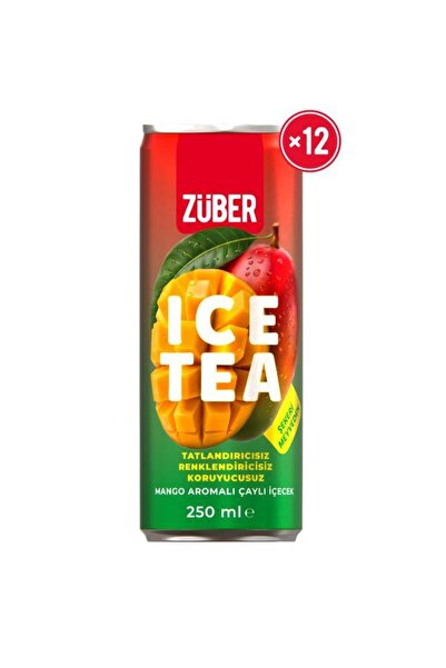 Züber Ice Tea Mango Soğuk Çay 250ml x 12 Adet