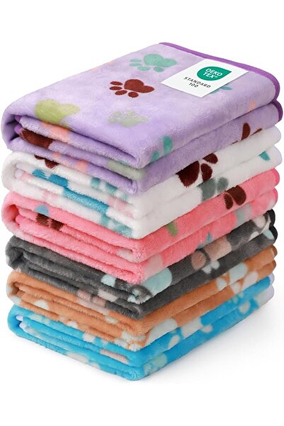 luciphia Pet Blanket with Reversible Sherpa Fleece Water and Pee Proof Pet Pa...