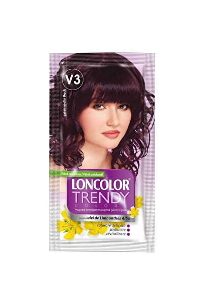 Generic Brand Loncolor Trendy Nuantator V3 Σατέν Βιολί Ροκ 2 X 25 ml