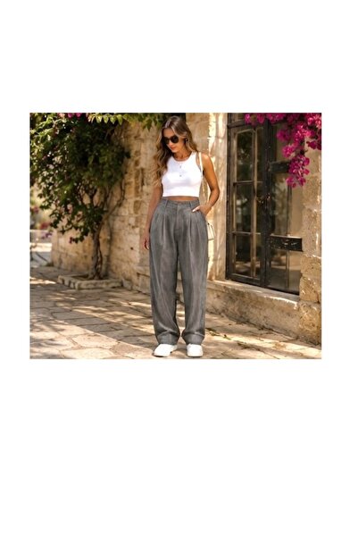 Butik Karaca Trousers - Gray - Basic
