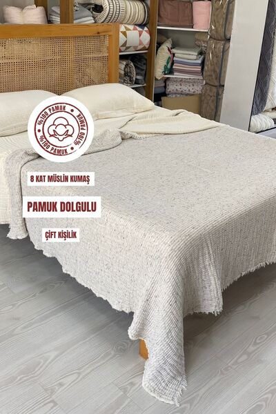 sutra Double Comforter - Dark blue - Cotton