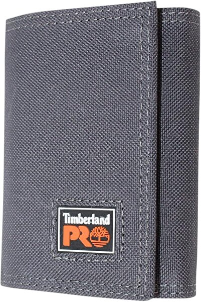 TimberlandPro Cardura Men's Trifold Wallet with Velcro and Nylon Material wit...