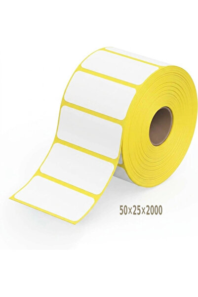 BARCODE Barcode Stickers (Tt) Non-Direct Thermal Printing 50X25X2000 Stickers...