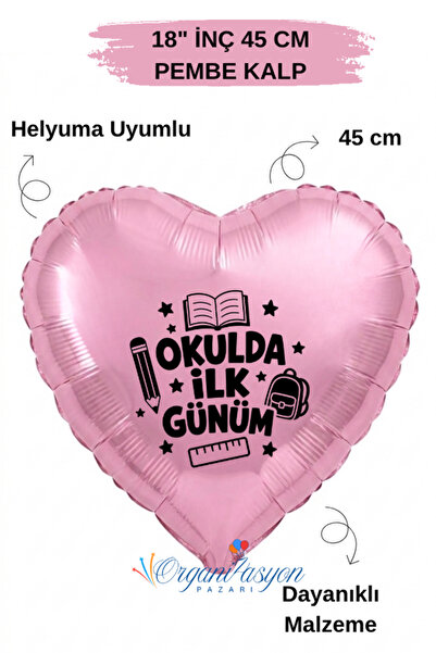Organizasyon Pazarı Balloon - Pink - Printed Balloon