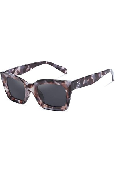 GENERAL Vissidi Classic Women's Sunglasses Square Thick Style Wide Frame Uv40...