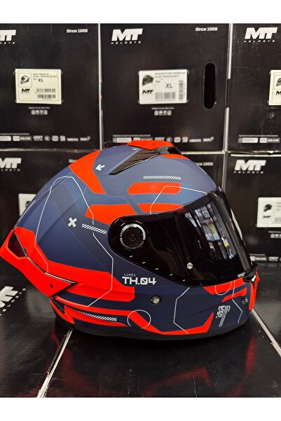MT Helmets thunder 4R lumex c24 (+1 şeffaf vizörlü) gönderilecektir