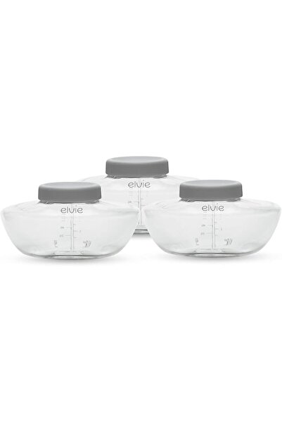 Elvie Baby Breast Milk Storage Bottles with Pump |   Compatible Electric Brea...