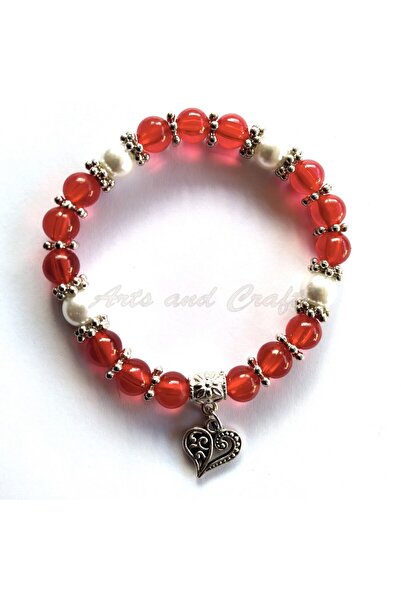 Handmade Bracelet for March 1 - heart pattern