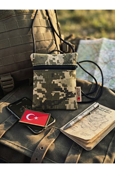 Genel Markalar Askeri Boyun Çantası Para Cüzdanı