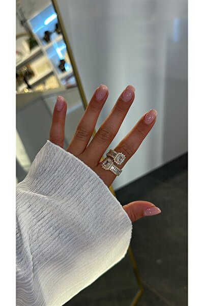 GLARE JEWELRY CO Steel Rings - Gold-colored