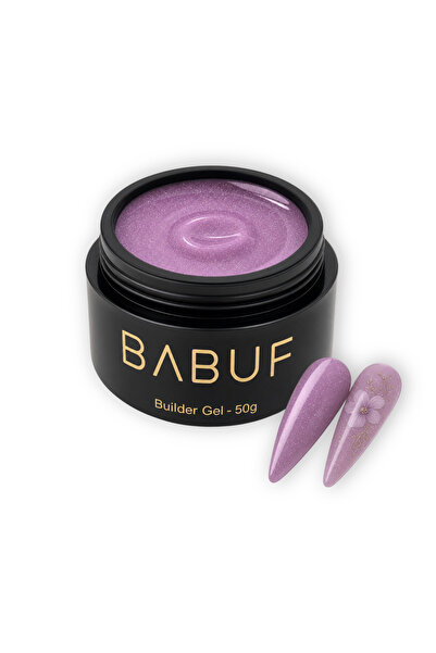 BABUF Gel de construcție reflectiv autonivelant Lavender Sparkle GBG9, 50g