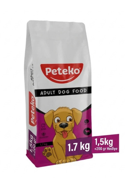 yetişkin köpek maması 1,7KG kuzulu ve pirinçli
