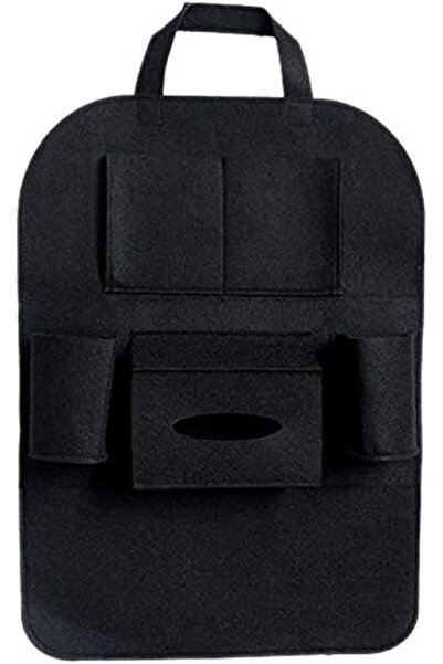 GENERAL Pu Leather Car Seat Organizer Bag Multi-Function Pockets Travel Hangi...