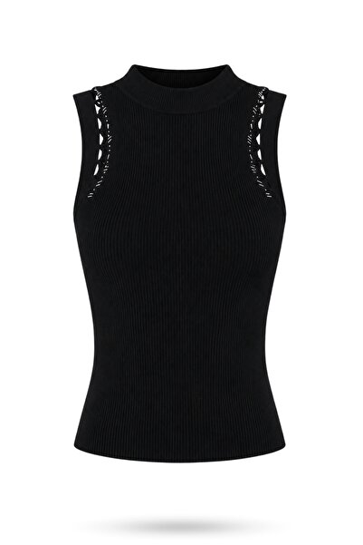 5in1Canpolat Sweater Vests - Black - Regular fit