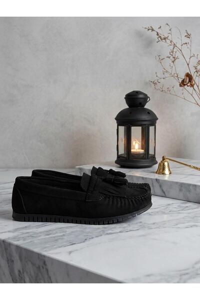 NE&NE Kadın Günlük Süet Loafer Ayak