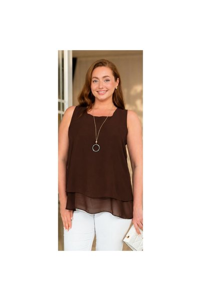 Ayşen Butik Büyük Beden Şifon Bluz